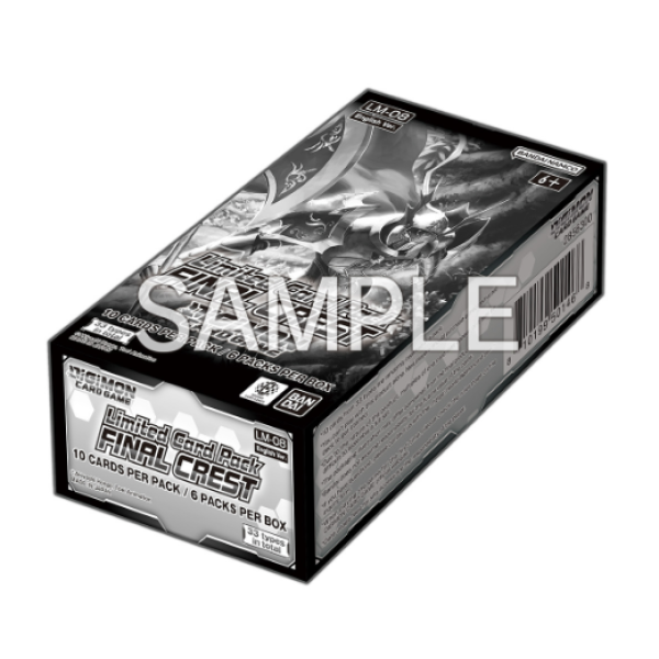 PRE ORDER- DIGIMON CARD GAME Limited Card Pack FINAL CREST [LM-08]